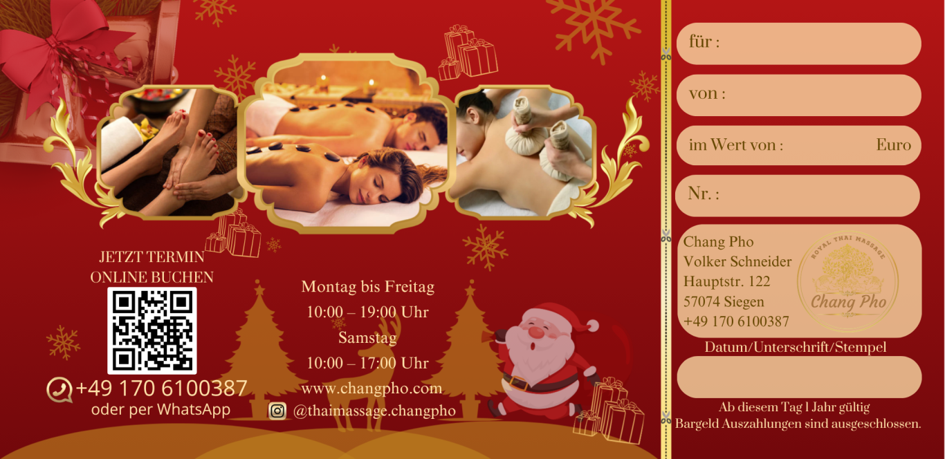 Santa XMASS - Rückseite